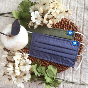 NEW! 2 PACK Cloth Face Mask - Oyster and Olive